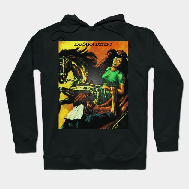 Sahara Desert - Witch of the Sahara (Unique Art) Hoodie by The Black Panther